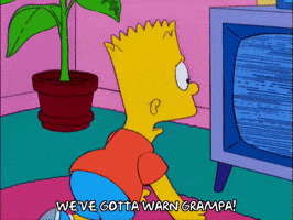 Episode 1 No Signal GIF by The Simpsons