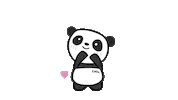Thank You So Much Love Sticker by The Cheeky Panda