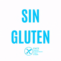 FederacionDeCeliacosFACE face gluten free gluten singluten GIF