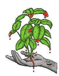Hand Growing Sticker