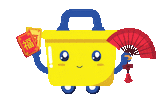 vitamindiskon happy party birthday confused Sticker