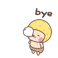 mangoking yellow kid mango mangoking Sticker