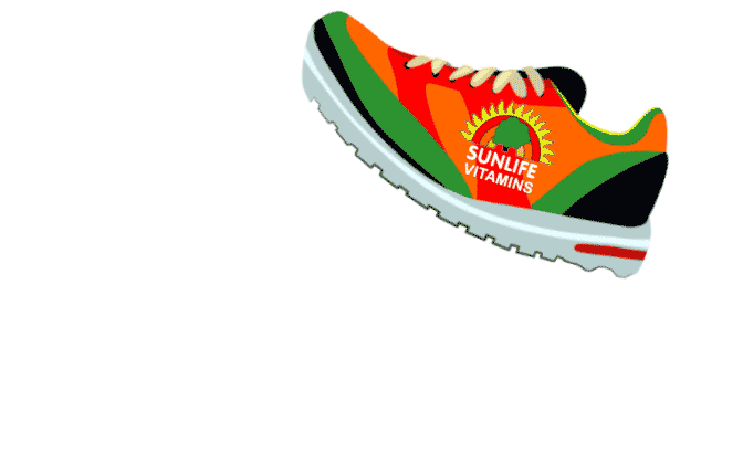 Sunlife giphyupload run running walking Sticker
