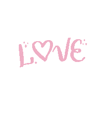 Lettering Love Sticker