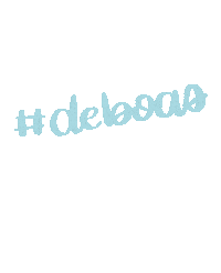 Lettering De Boas Sticker