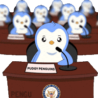Penguin Speaking GIF by Pudgy Penguins