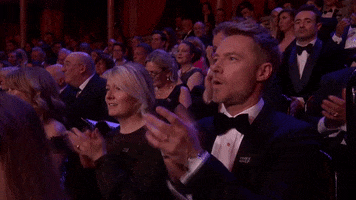 olivier awards clapping GIF by Official London Theatre