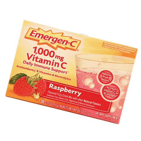 emergenc orange wellness supplements raspberry Sticker