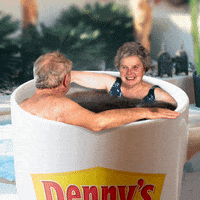 coffee bath GIF by Welcome! At America’s Diner we pronounce it GIF.