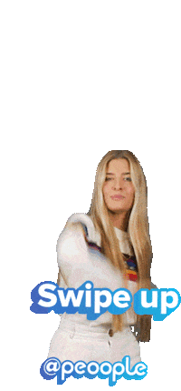 arrow swipe up Sticker by Peoople