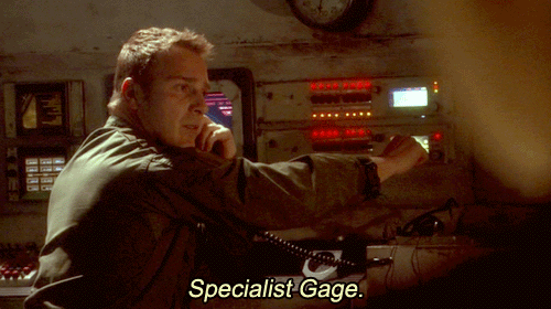 battlestar galactica specialist gage GIF