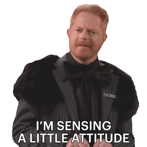 Jesse Tyler Ferguson Attitude Sticker by HULU
