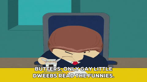eric cartman frustration GIF by South Park 