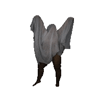 Halloween Ghost Sticker by Tainted Hearts Productions