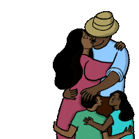 Family Providing Sticker by INTO ACTION