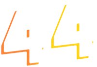 g44-studio number 4 44 fourty four Sticker