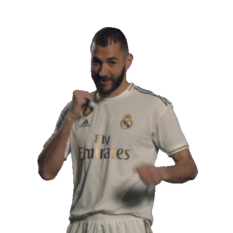 Celebrate Karim Benzema Sticker by Real Madrid