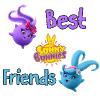 Best Friends Sticker by Sunny Bunnies