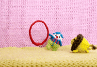 stop-motion clown GIF by Mochimochiland