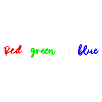 Red Green Blue Rgb Sticker