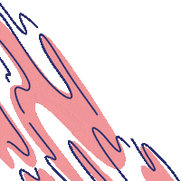 Pink Water Sticker by Camille Lorenzo