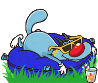 Sleepy Cartoon Sticker by Oggy and the Cockroaches