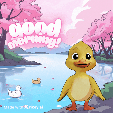 Good Morning Hello GIF by TeamKrikey