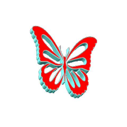 Mayanksuyal happy art colorful butterfly Sticker