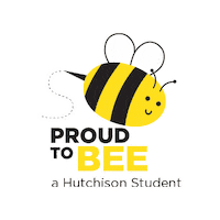 Proud To Bee Sticker by Hutchison School