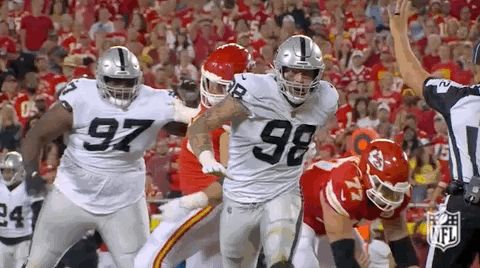 Las Vegas Raiders Football GIF by NFL
