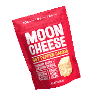 mooncheesesnacks moon cheese mooncheese getpepperjacked get pepper jacked Sticker