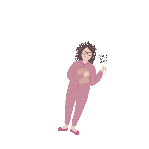 blueberrydigitalAU bed hair crazy mom blueberrydigitalau blueberry digital Sticker