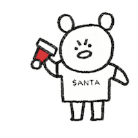 Angry Christmas Sticker by Simian Reflux