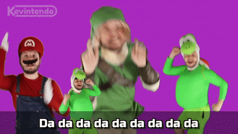 Kevintendo giphyupload dancing rainbow link GIF