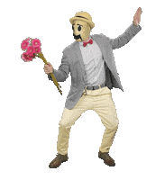 flowers fighting Sticker by Gentleman Jervis