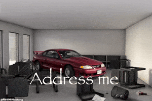 Red96Mustang_ ford mustang muscle car ford mustang GIF