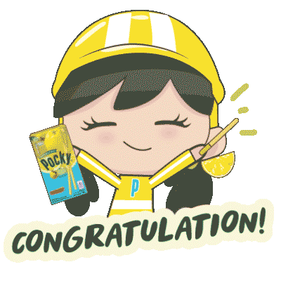 pockyid giphyupload yuzu pocky pockyyuzu Sticker