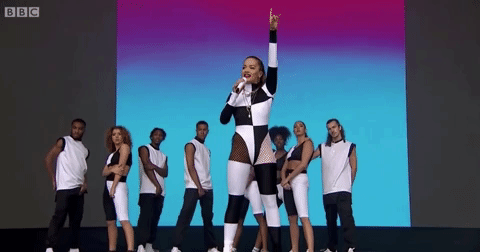 rita ora swansea GIF by BBC Radio 1’s Biggest Weekend