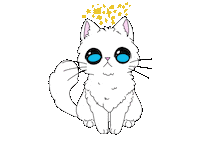 BKCalligraphy cat tiffany persian bkcalligraphy Sticker