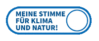 Meine Stimme Fur Klima Und Natur Sticker by NABU Bundesverband