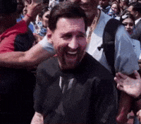 Messi Laugh GIF