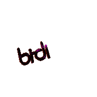 Think Pink Birdie Sticker by BirdiCraft