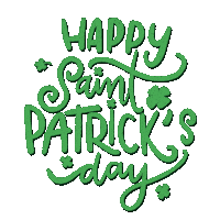 Happy St Patricks Day Sticker by Emilia Desert