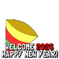 Happy New Year Penguin Sticker by Pudgy Penguins