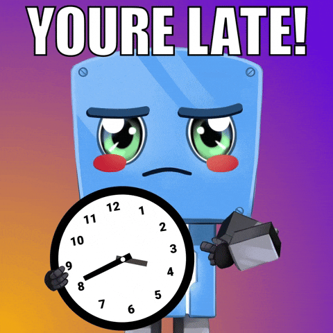 Time Being Late GIF by Switchboard
