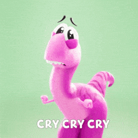 Cry Cry Cry Crying GIF by Claynosaurz