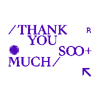 Thank U Sticker by Re:flectors