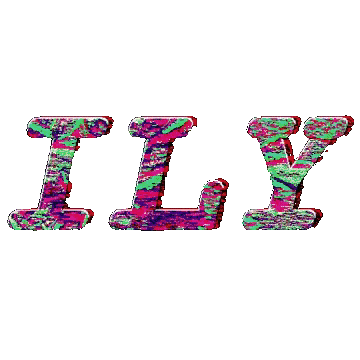Ily 1080P Sticker