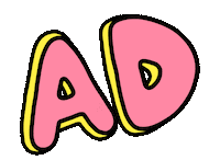 Ad Sticker by Poppy Deyes
