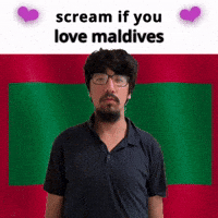 (silent) scream if you love maldives